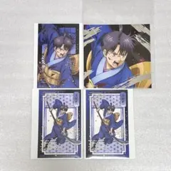 銀魂 吉原大炎上 新八 クリアシート アニメイト 特典 箔押しスクエアカード