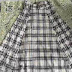 MISCH MASCH チェック柄フレアスカート