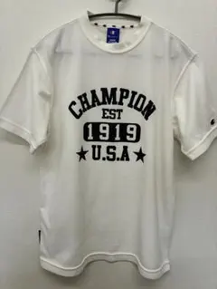 Champion チャンピオン サーマル 半袖 Tシャツ ホワイト✖ネイビー