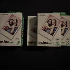 FUJIFILM instax mini インスタントフィルム 50枚