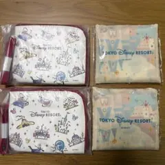 JALパック　ディズニーリゾート コインケース付パスケース、エコバッグセット