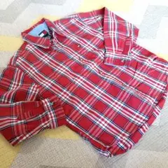 TOMMY HILFIGER 長袖シャツ 6 レッドチェック