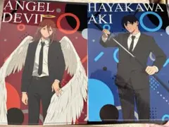 チェンソーマンレゼ編やよい軒コラボクリアファイル 天使の悪魔早川アキ