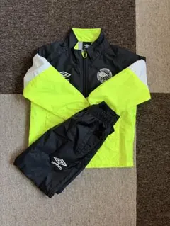 Umbro ジャケット・パンツセット 蛍光イエロー/黒