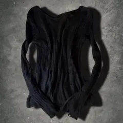 00s archive ダメージ grunge 退廃的 y2k ロンT lgbのサムネイル