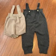 韓国服 オーバーオール 2色セット