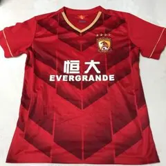 【選手支給品】2012年広州恒大CSLユニフォーム　25番彭欣力選手 選手支給品】2012年広州恒大CSLユニフォーム 25番彭欣力選手