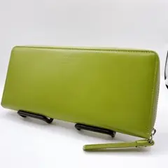 マーガレットハウエルアイデア 長財布 ロッテン ラウンドジップ オリーブのサムネイル