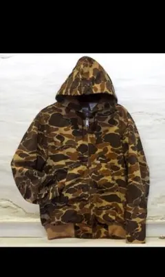 80s 90s USA製 カーハート　ダックハンターカモ アクティブジャケット