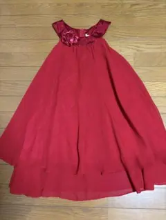 キッズ ドレス レッド 発表会 結婚式