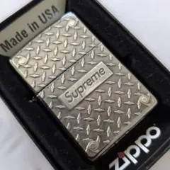 Supreme - Diamond Plate Zippo 使用済み 箱無し - メルカリ
