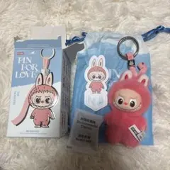 PIN FOR LOVE ラブブ イニシャル アルファベット ぬいぐるみ　N