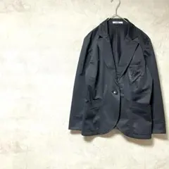 Lemidi　大きいサイズ　テーラードジャケット　黒　秋冬　ボンマックス　L