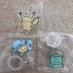 ポケモン　へんしんが苦手なメタモン！　つやふるチャームマスコット　ピカチュウ