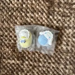 サンリオ　おくるみベイビーマスコット3 あひるのペックル　シナモロール