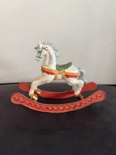 ビンテージ　ゆらゆらポニー　アイアン木馬