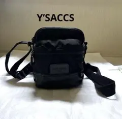 Y’SACCS POUR HOMME ブラック ショルダーバッグ