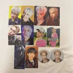 INI 池﨑理人 トレカ ステッカー 缶バッジ セット まとめ売り