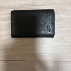 ポロ 黒レザー 名刺入れのサムネイル