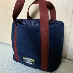 【人気】L.L.Bean エルエルビーン ボア フリース トートバッグ ネイビー