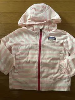 Patagonia ベビー　アウター　ウインドブレーカー　ピンクストライプのサムネイル