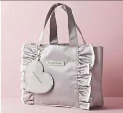 sweet 2025年6月号【付録】 フリルトートバッグ＆ポーチチャーム