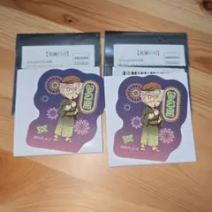 鬼滅の刃 花火大会 当たり付きステッカーくじ 不死川実弥 2枚セット