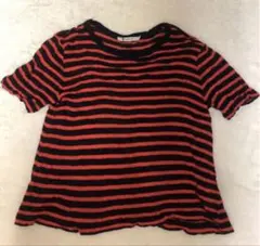 T by ALEXANDER WANG ボーダー 半袖 Tシャツ