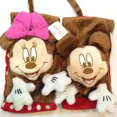 レトロ ミッキーミニー 子供用マフラー