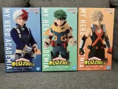 僕のヒーローアカデミア 緑谷出久 爆豪勝己 轟焦凍フィギュア3体セット