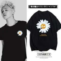ジヨン♡ ジードラゴン♡ソウルコン！Tシャツ＆バンダナ セット★ NONAGON×G-DRAGONコラボ半袖TシャツLL 黒 ノナゴン×ジー