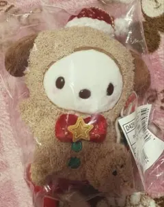 ポチャッコ　マスコットホルダー　クリスマス　サンリオ　ぬいぐるみ