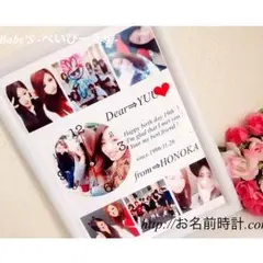 ウエルカムボード/カップル/結婚式/学生/名入れオーダーメイド時計に。