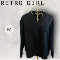 【定番】RETRO GIRL レトロガール スキッパー シャツ ブラウス 長袖のサムネイル