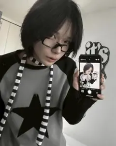 00s Luvcode Star print T y2kのサムネイル