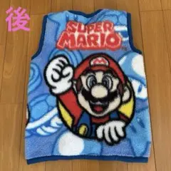 スーパーマリオ かいまき毛布 防寒 着る毛布 ポリエステル100
