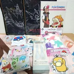 ポケモン　グッズ　まとめ売り　タオル　カトラリー　クリップ　ステッカー　バッグ