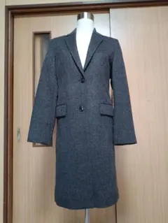 ユニクロUNIQLOカシミヤチェスターコート☆グレンチェック★S