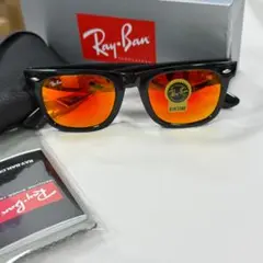 Ray-Ban レイバン 偏光サングラス ミラー 新品 オレンジ赤～⑬
