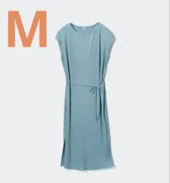 美品　UNIQLO プリーツ ワンピース ユニクロ Mサイズ ロングワンピース