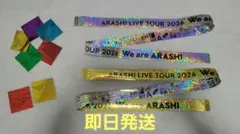 嵐 We are ARASHI 初日 銀テープ 2本　メタル紙吹雪5色