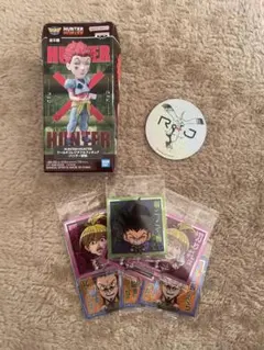 ハンターハンター　ヒソカ　ミニフィギュア　シール　ステッカー