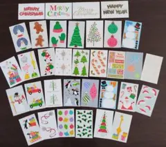 ミセスグロスマン　クリスマス＆HAPPYNEWYEAR　34枚セット　ゴールド