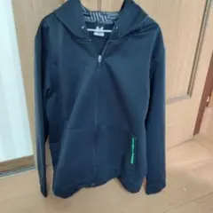 UNDER ARMOUR フルジップパーカー MD 黒