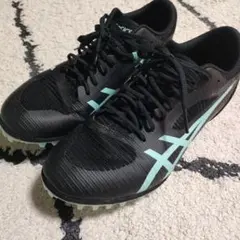 asics HEATFLAT ブラック/ミント スパイクシューズ/26.0cm - メルカリ