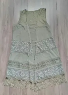 レディース ノースリーブ カーディガン