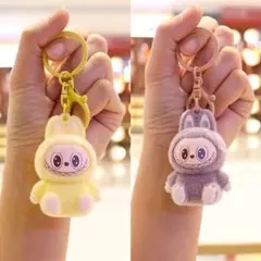 ラブブLABUBU大人気キャラクターキーホルダー2点セット