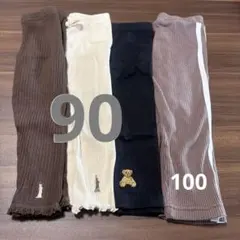 ベビー レギンス 90 95 イーストボーイ POLO ベア ワンポイント 刺繍