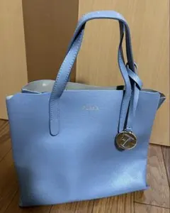 FURLA ブルー　トートバッグ　サリートート　フルラ