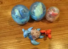 みんなのラプラス　ポケモン　ガチャ　ラプラス2点　ヘイガニ1点　セット